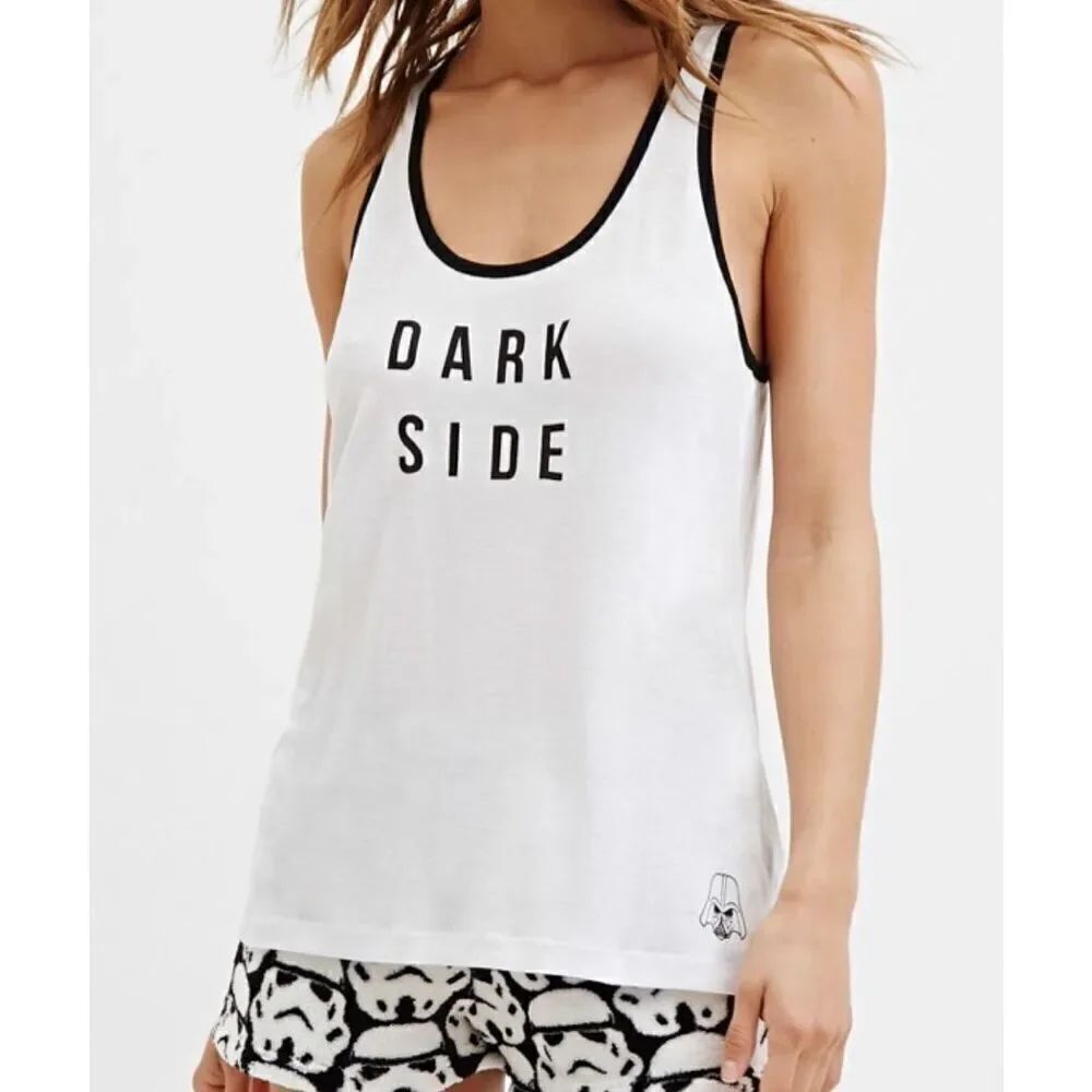 Star Wars - the Dark Side black and white tank top size L